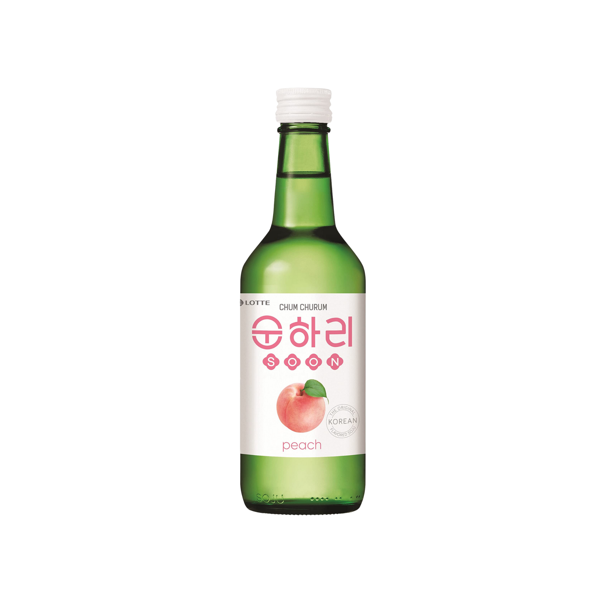 Lotte Chum Churum Peach Pack 4 bottles x 360mL Lotte Chum Churum Peach Pack 4 bottles x 360mL